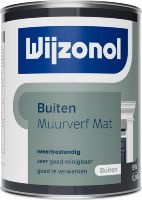 Wijzonol Muurverf voor Buiten Mat BW